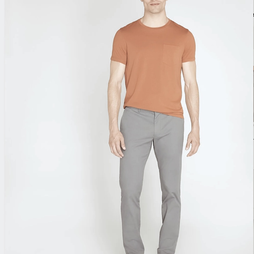 Connor Stretch Chino - Brand New - NEVER WORN - Fog
